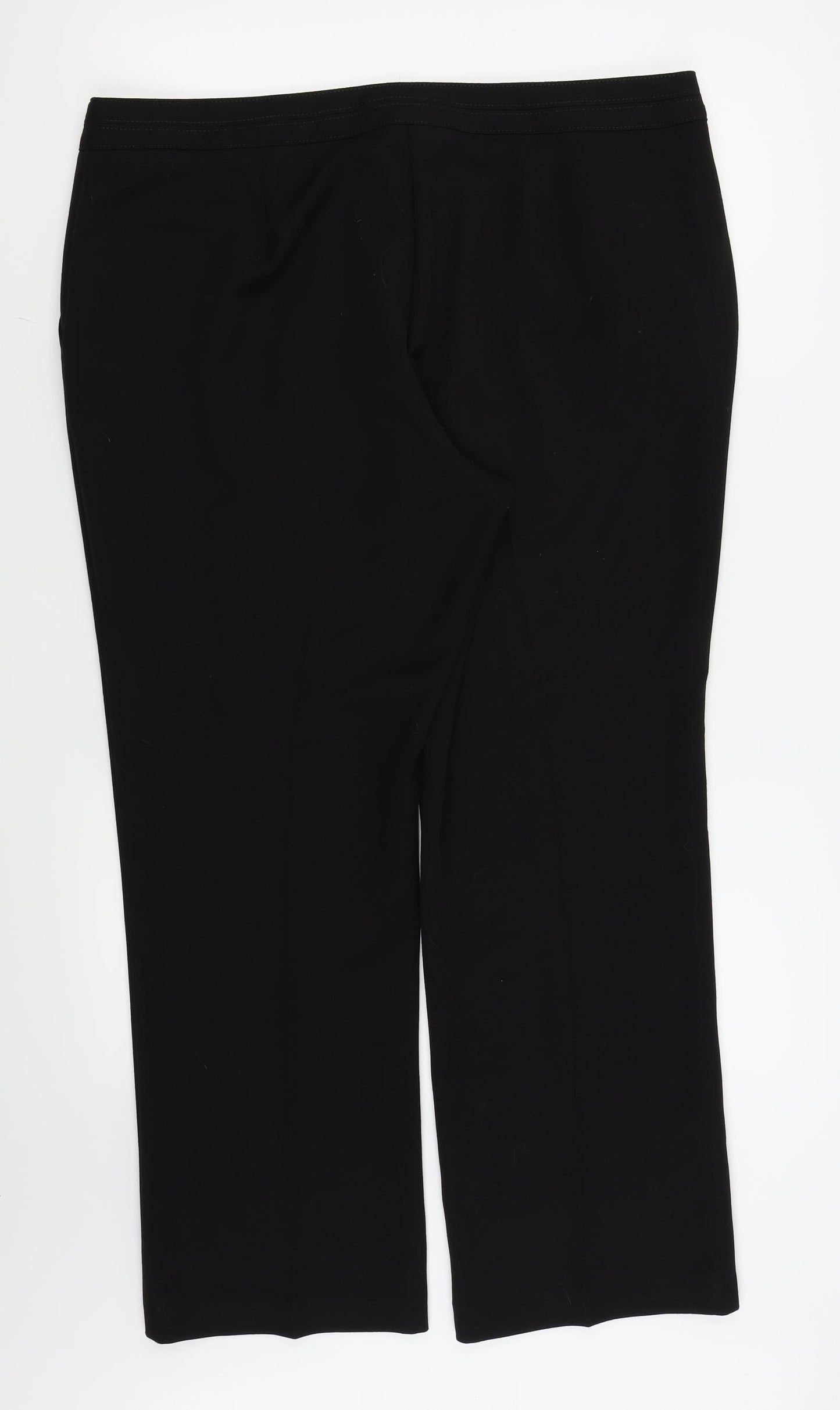 Bonmarche Womens Black   Trousers  Size 18 L27 in
