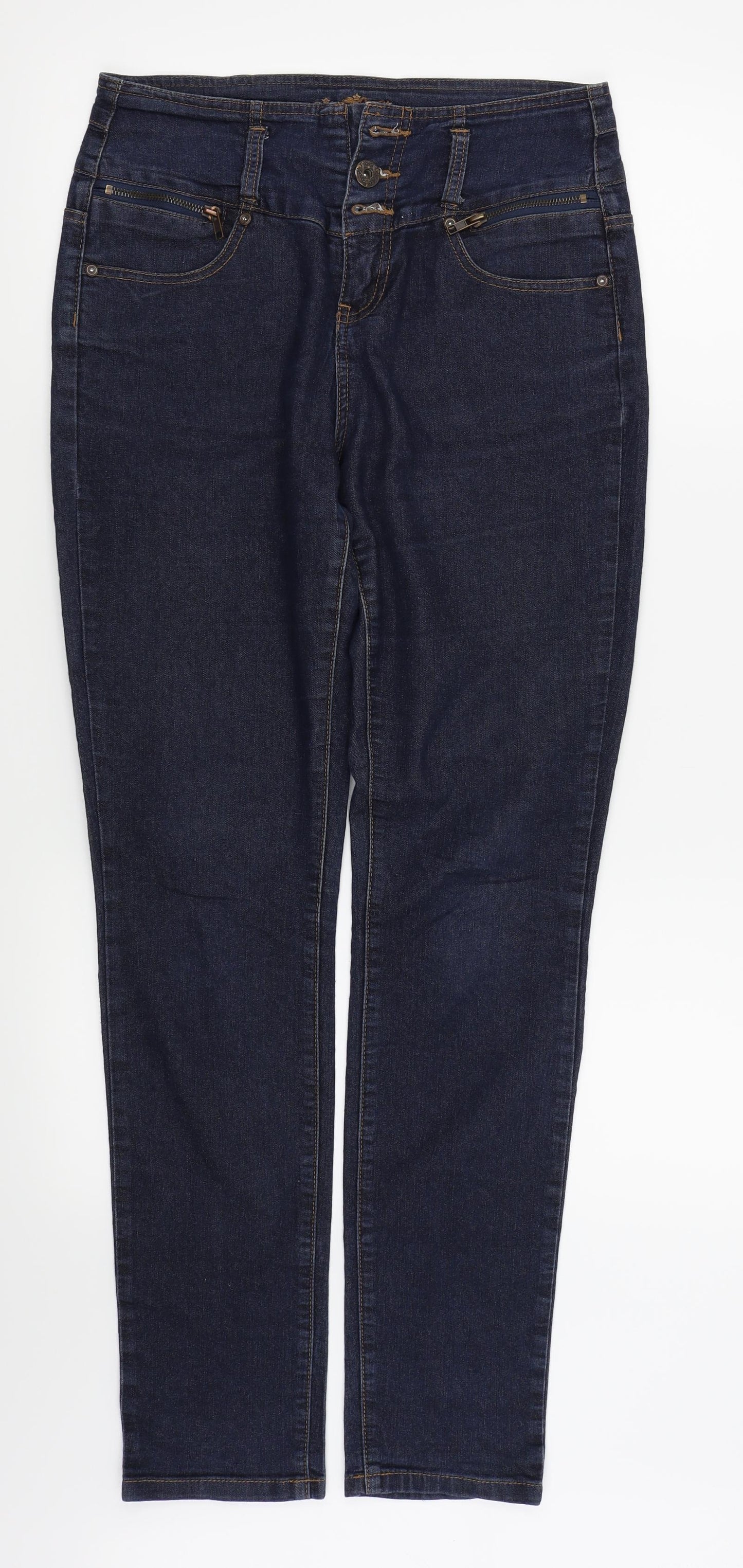 Yesyes Womens Blue   Skinny Jeans Size 10 L30 in