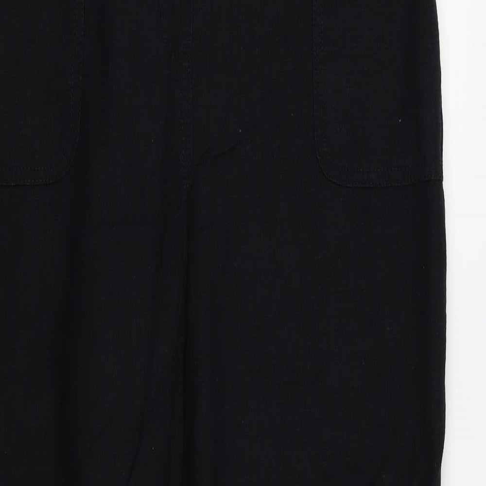 Asda George Womens Black   Trousers  Size 16 L26 in