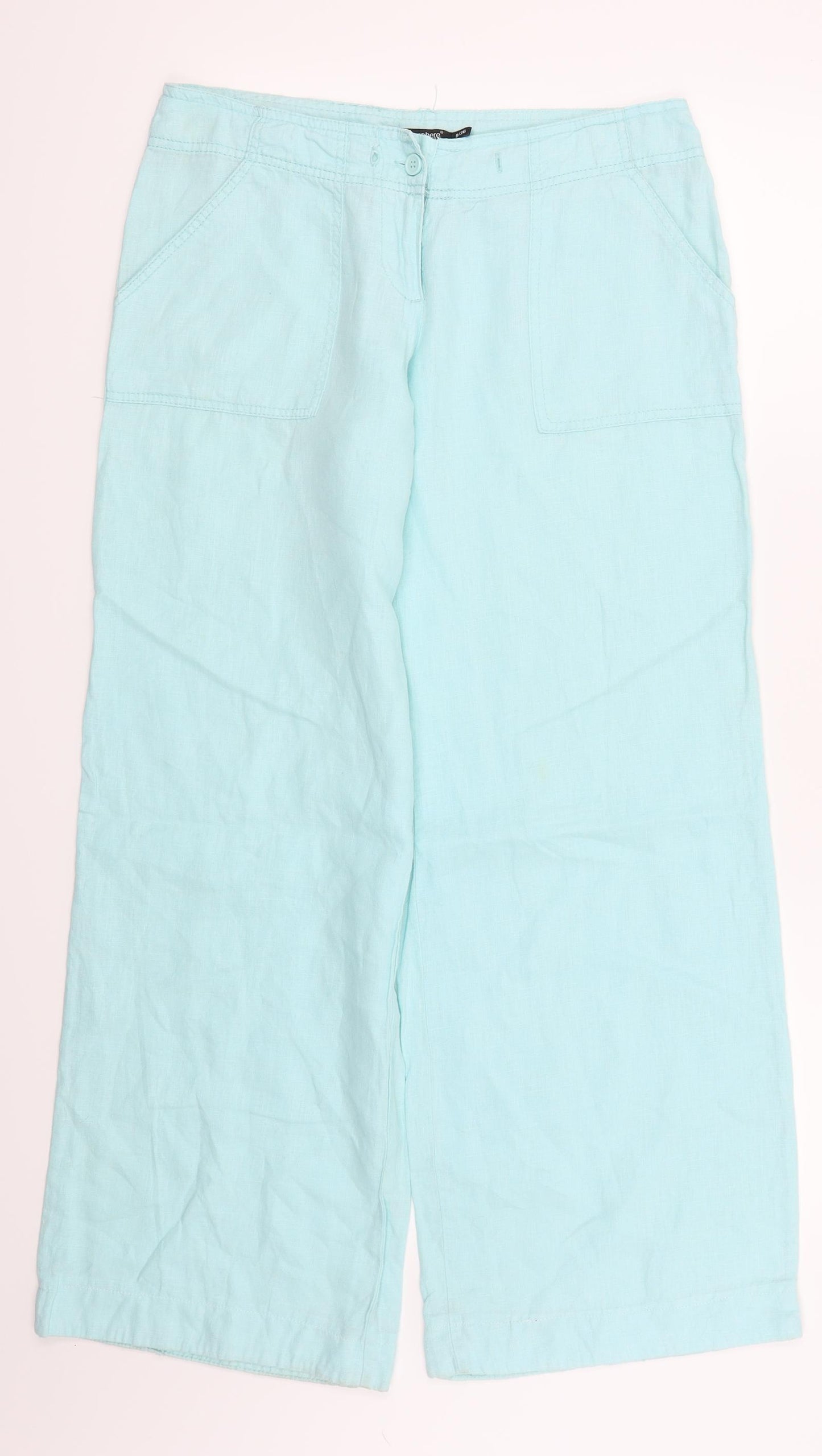 Primark Womens Blue   Trousers  Size 8 L27 in