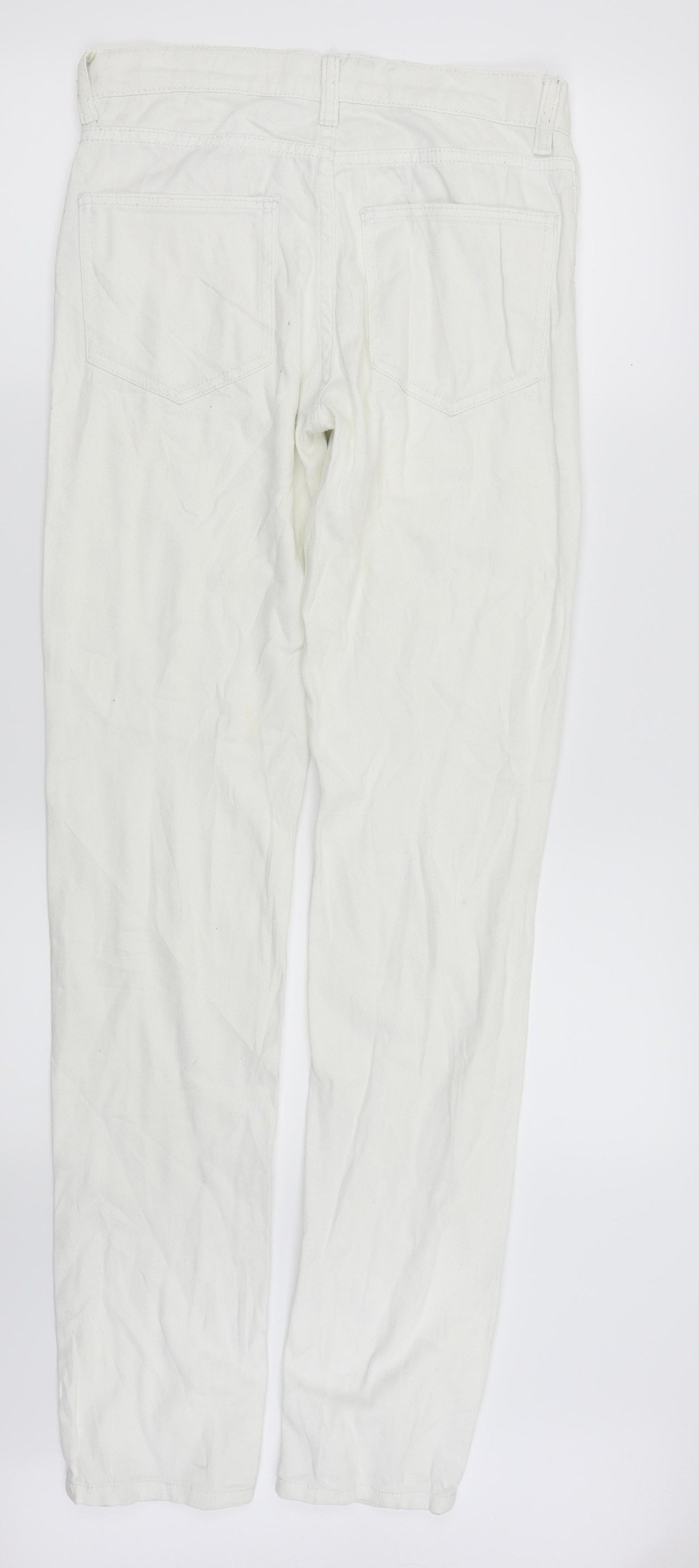 C DENIM Womens White   Skinny Jeans Size 34 L33 in