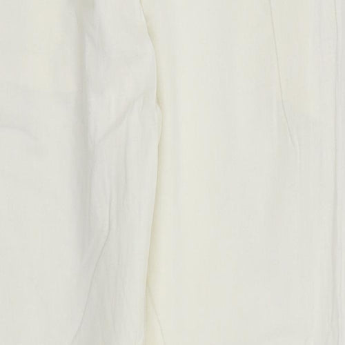 Stile Benetton Womens White   Trousers  Size 12 L26 in