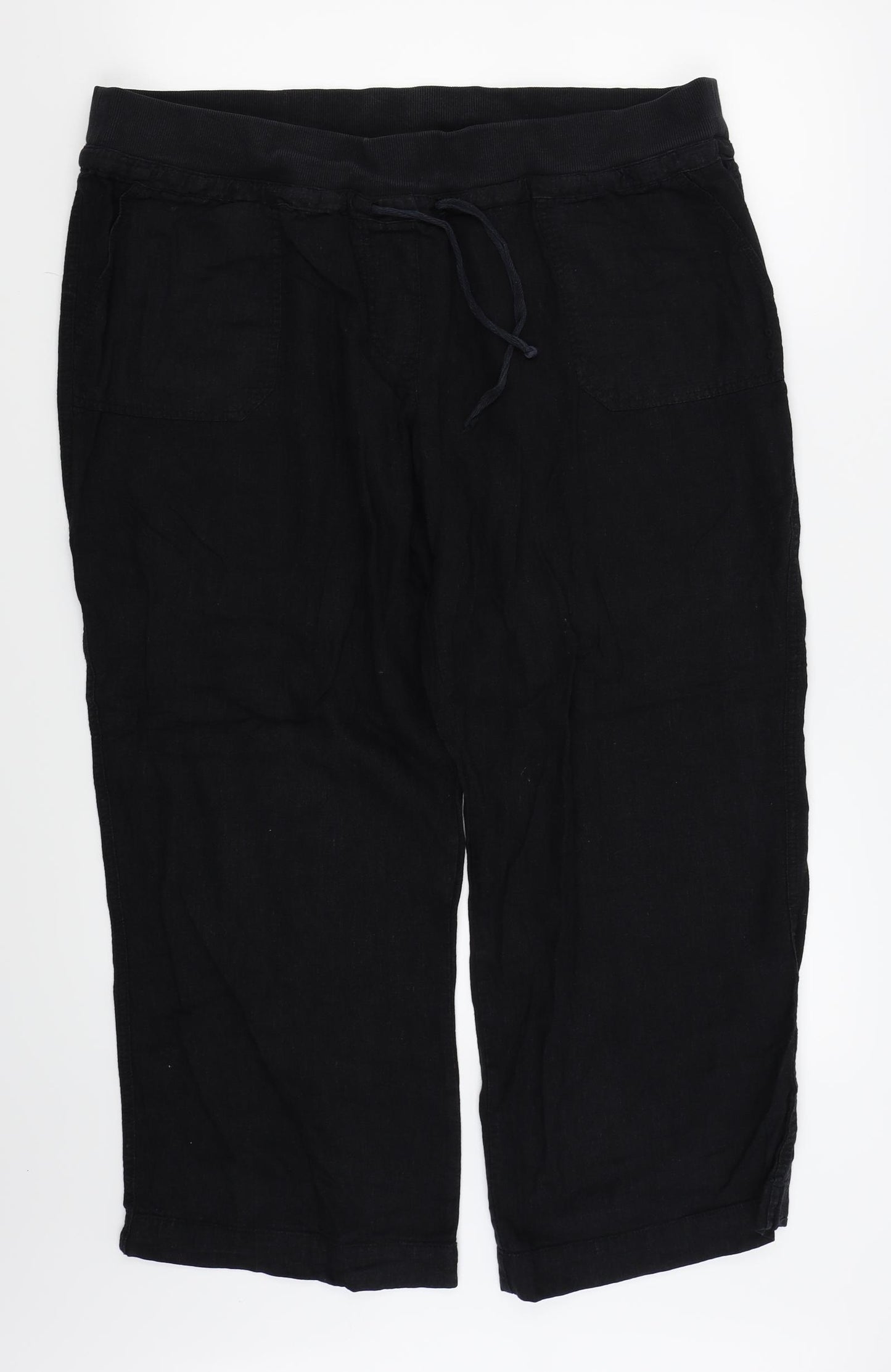 South Womens Black   Trousers  Size 20 L26 in