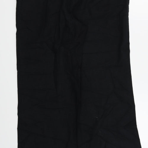 M&S Womens Black   Trousers  Size 14 L27 in