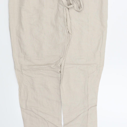 Dorothy Perkins Womens Beige   Trousers  Size 12 L30 in