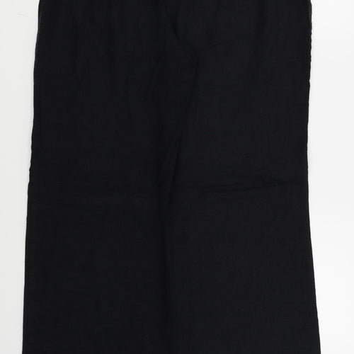 M&S Womens Black   Trousers  Size 14 L29 in