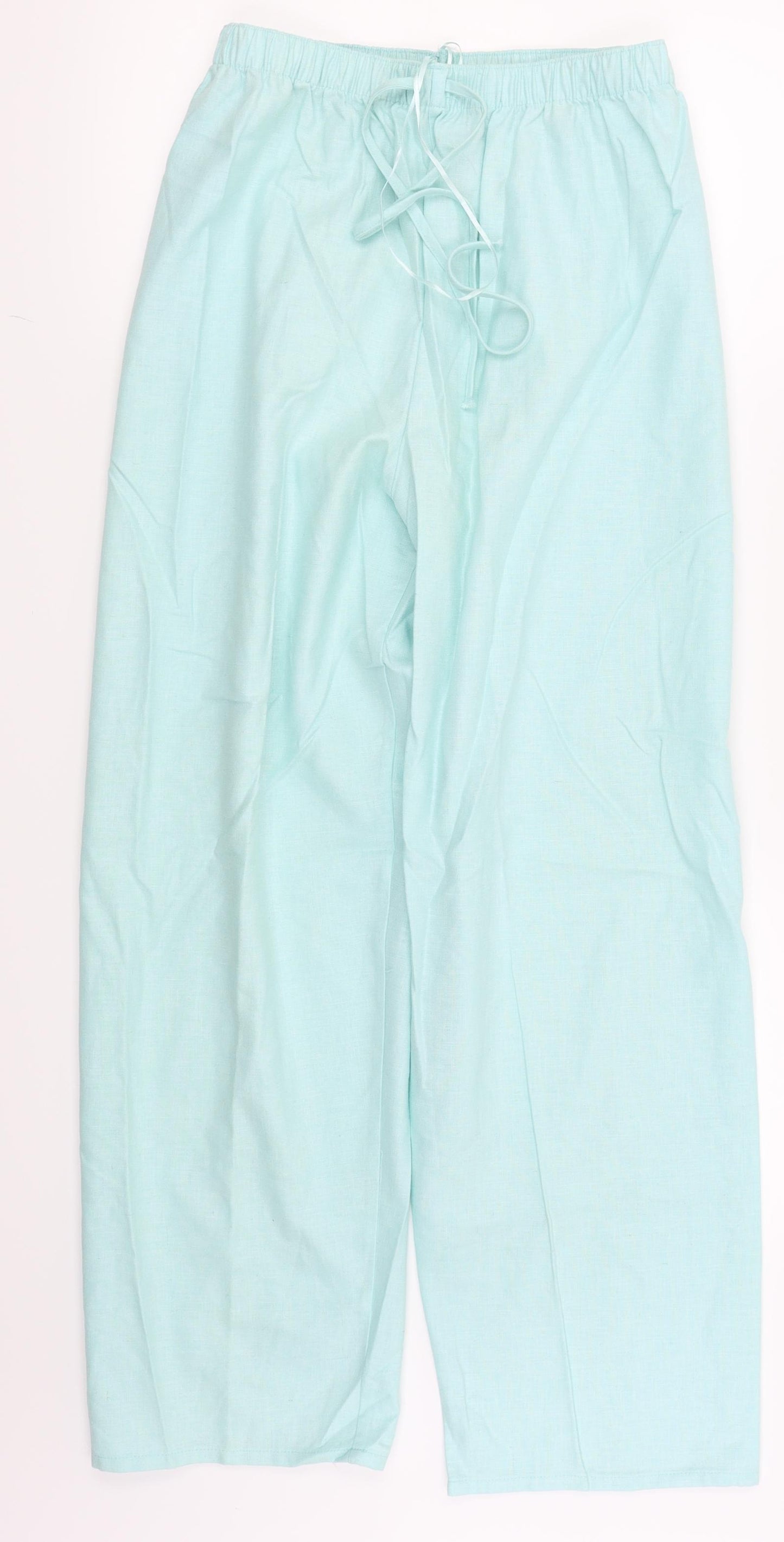 M&S Womens Blue   Trousers  Size 8 L25 in