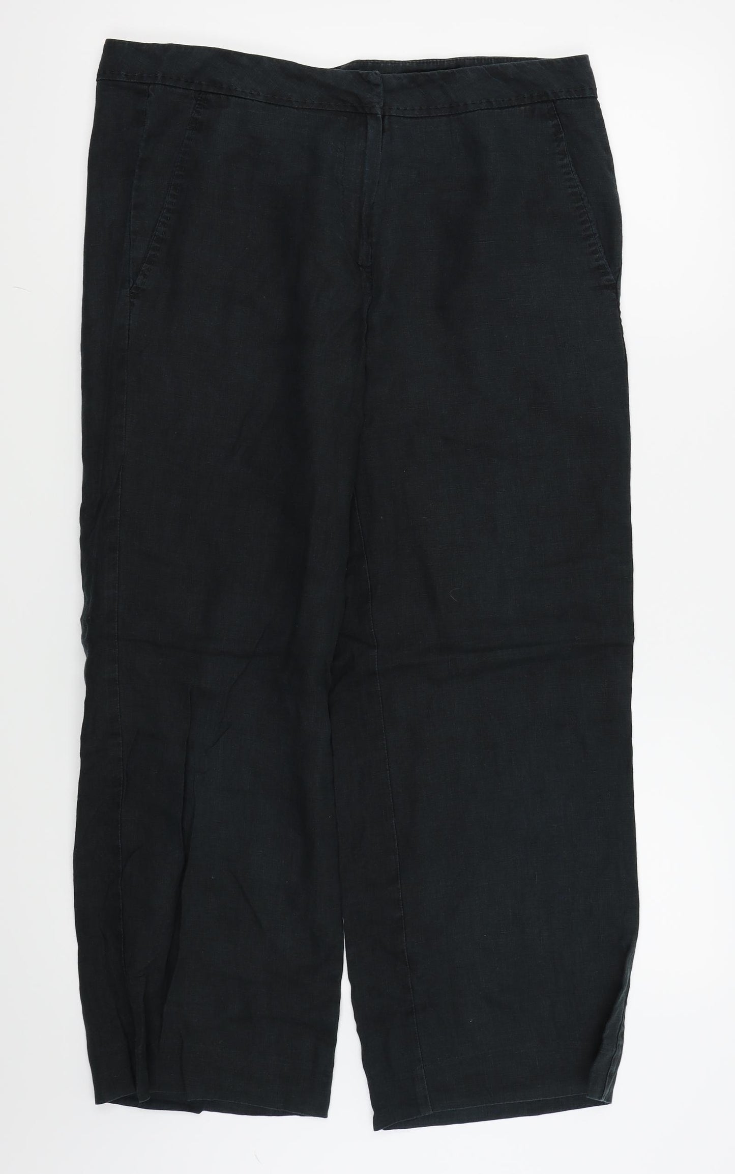 TU Womens Black   Trousers  Size 12 L26 in