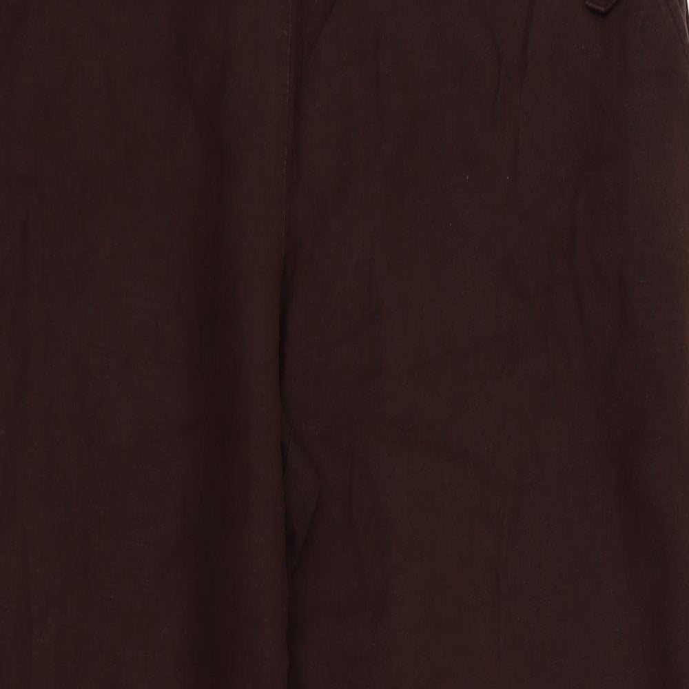 Et Vous Womens Brown   Trousers  Size 16 L27 in