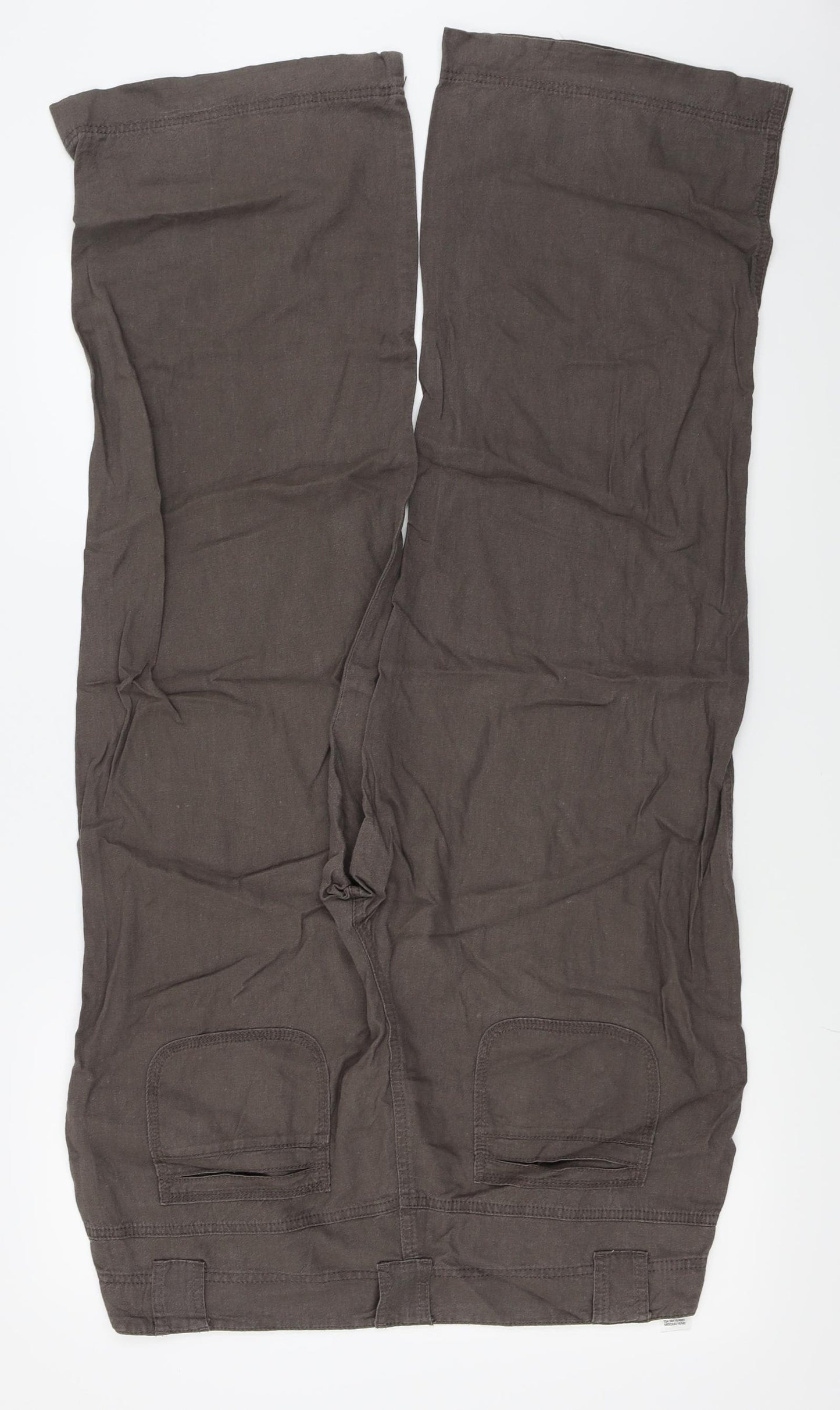 M&s Womens Brown   Trousers  Size 16 L26 in
