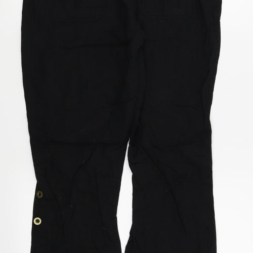 Primark Womens Black   Trousers  Size 12 L20 in