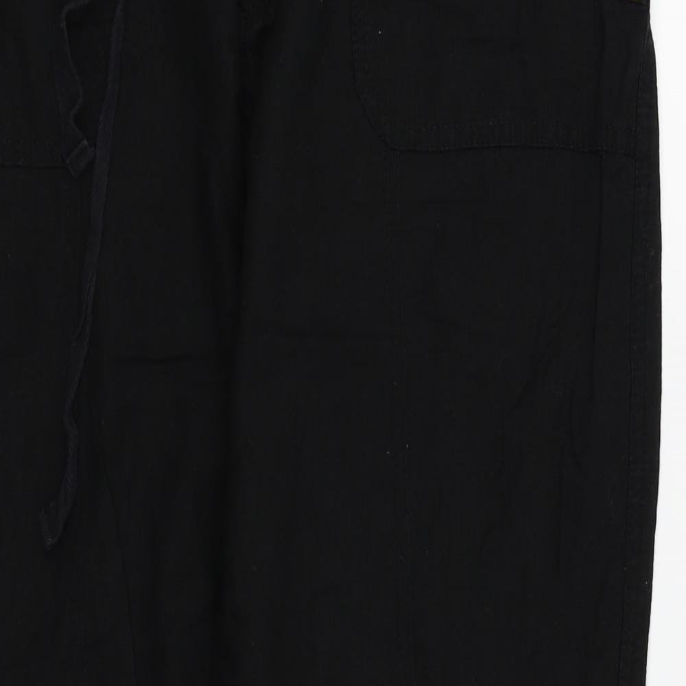 Primark Womens Black   Trousers  Size 12 L20 in