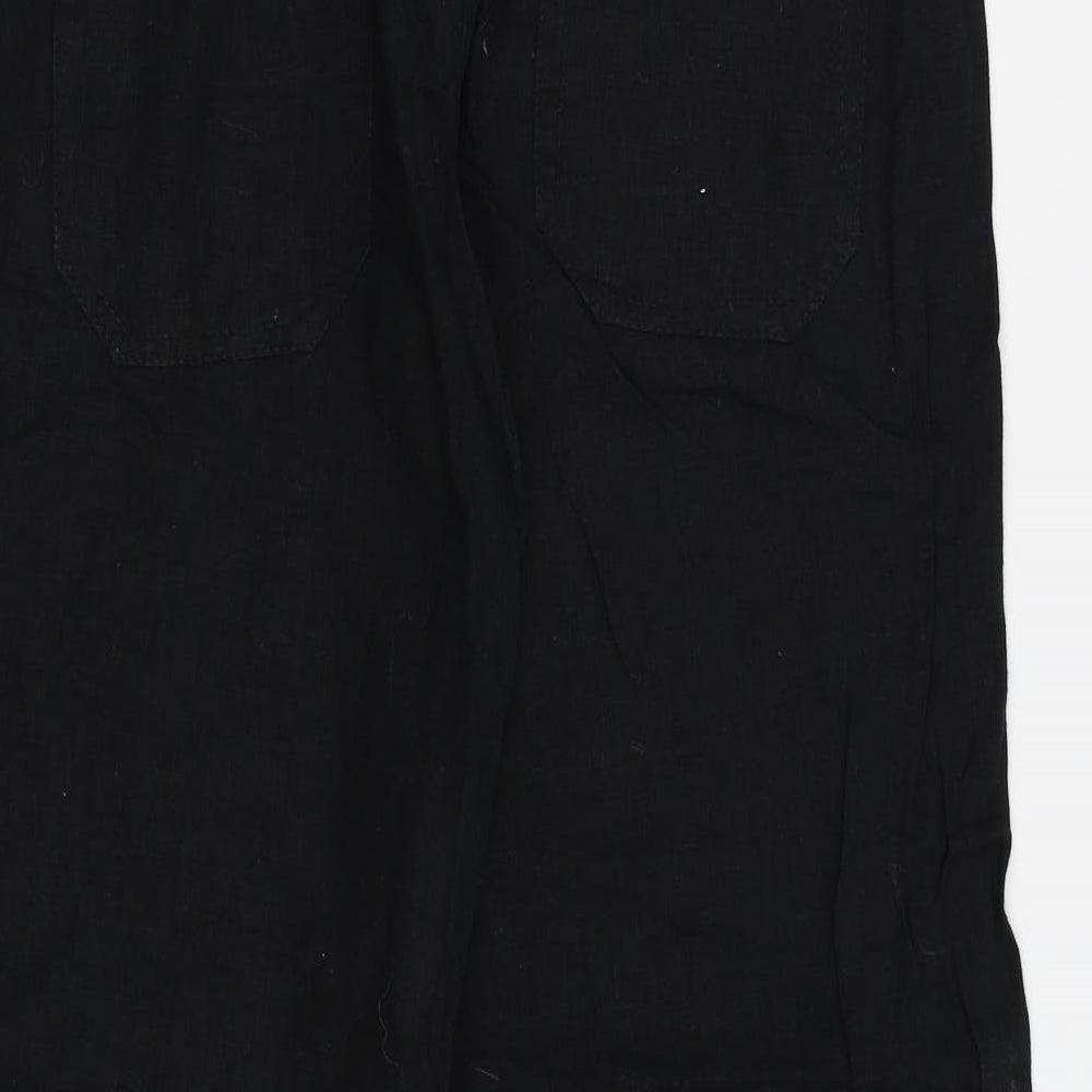 NEXT Womens Black   Trousers  Size 12 L27 in