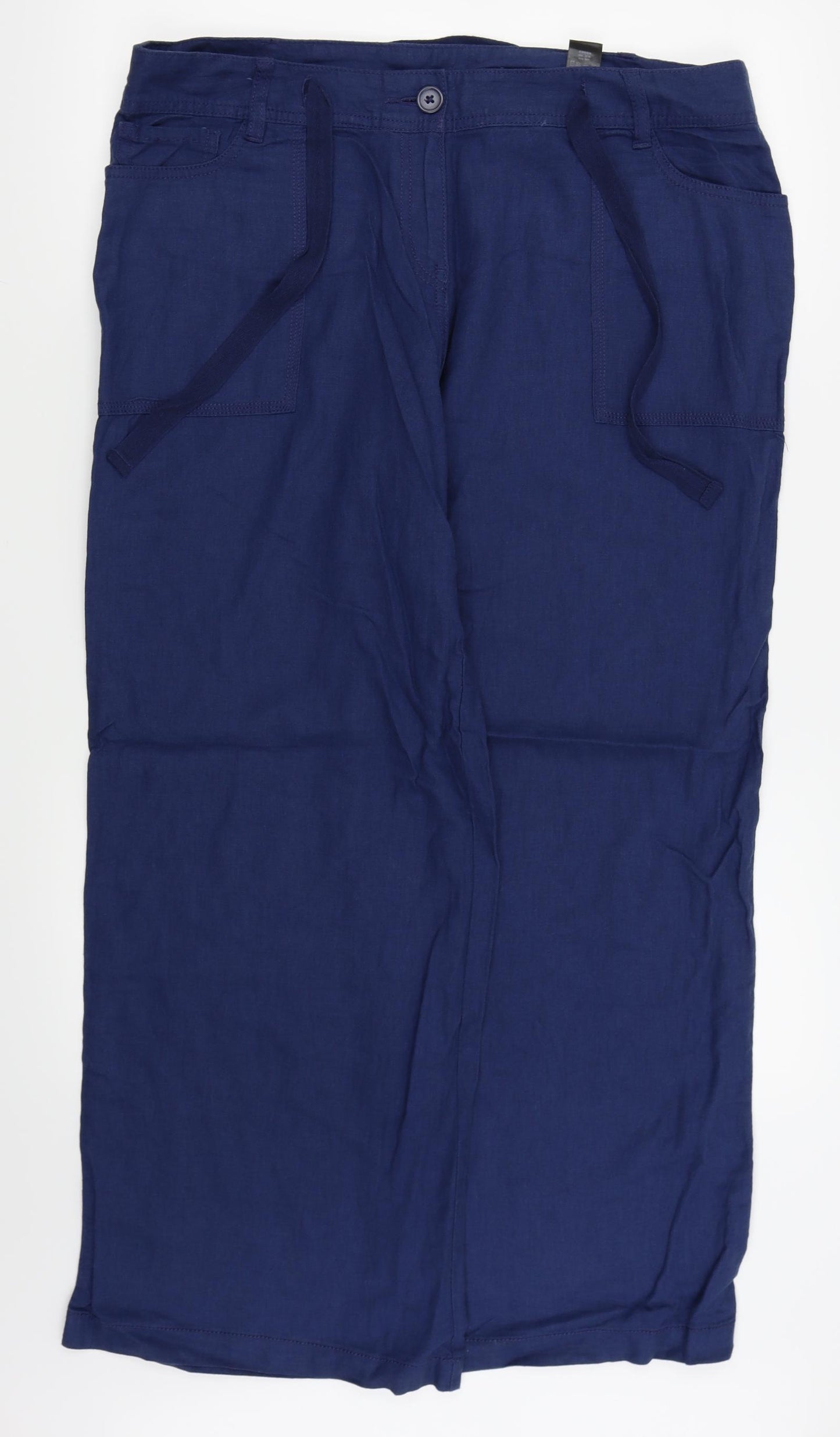 NEXT Womens Blue   Trousers  Size 16 L28 in