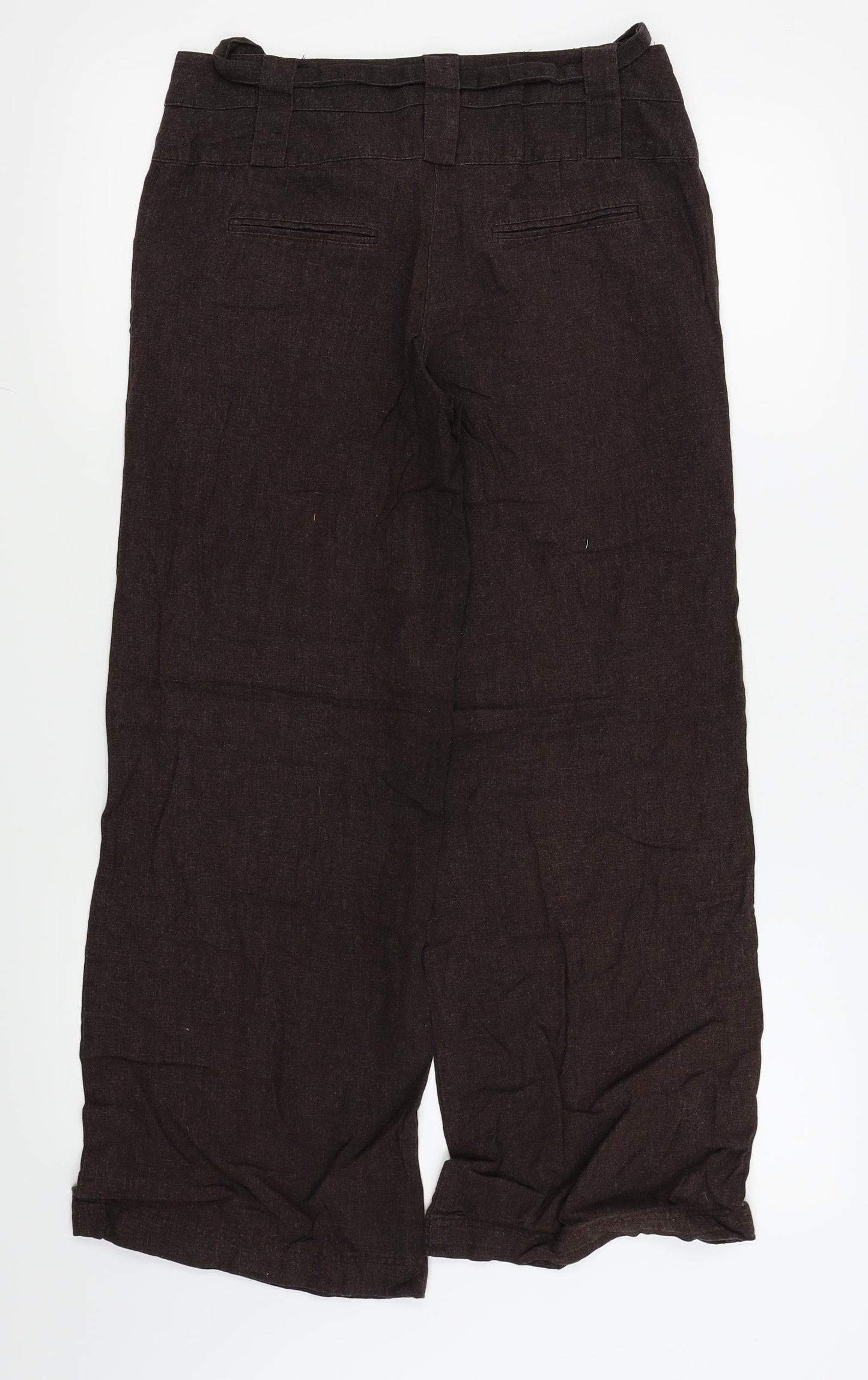 New Look Womens Brown   Trousers  Size 8 L26 in