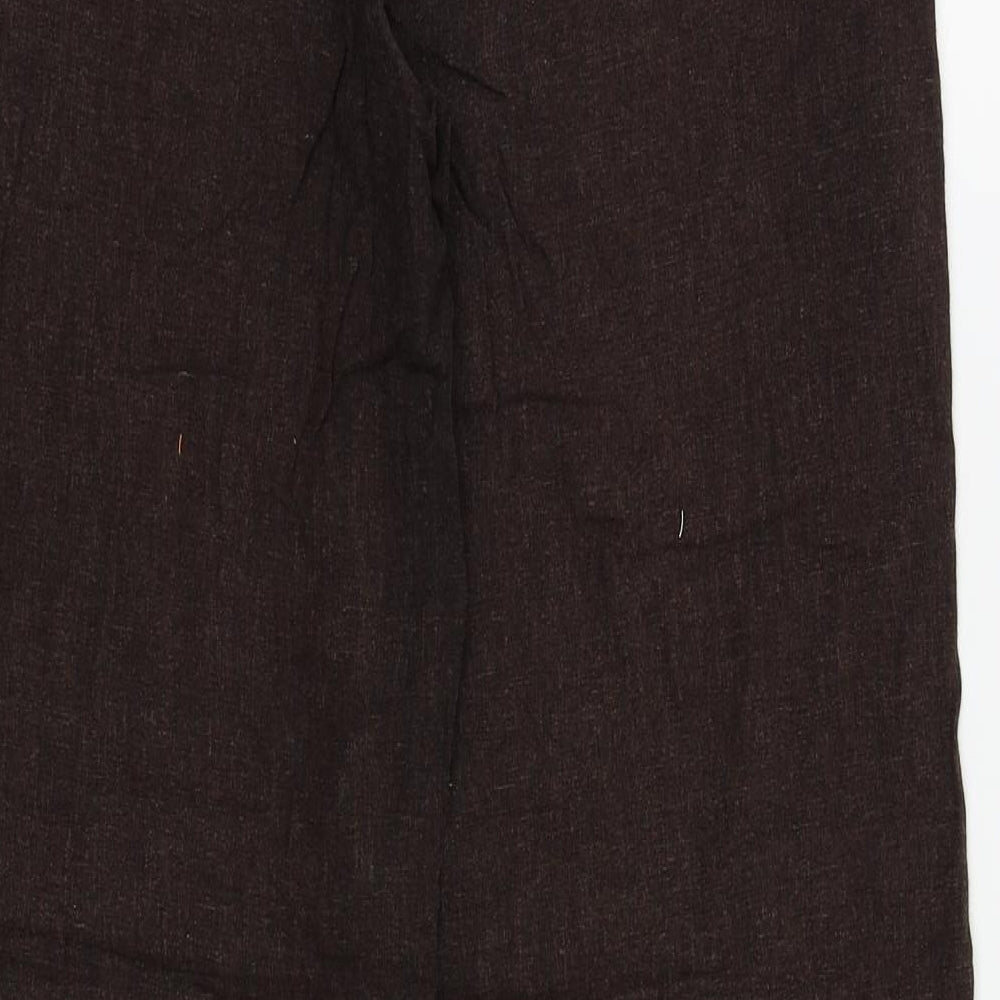 New Look Womens Brown   Trousers  Size 8 L26 in