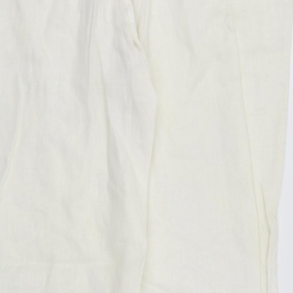 Primark Womens White   Trousers  Size 18 L28 in