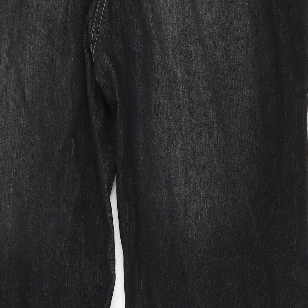 Joe Browns Womens Black  Denim Straight Jeans Size 18 L30 in