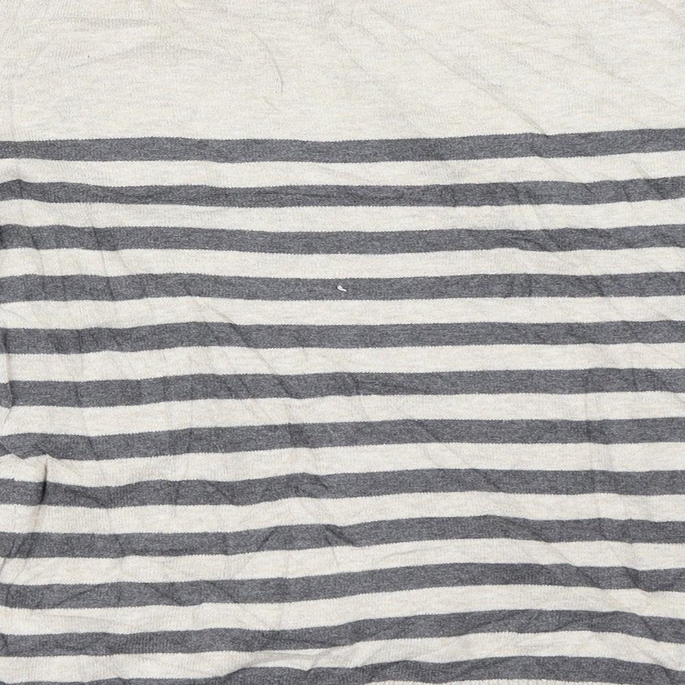 Primark Womens Beige Striped  Pullover Jumper Size 8