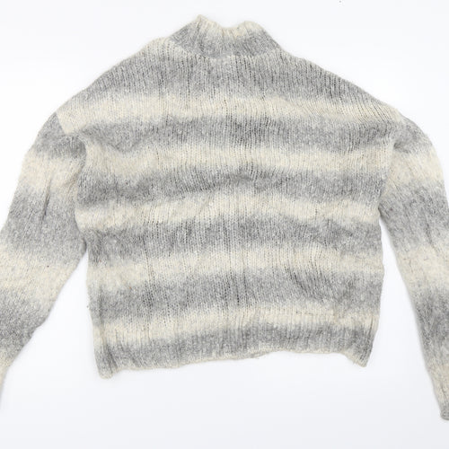 Primark Womens Grey   Pullover Jumper Size S