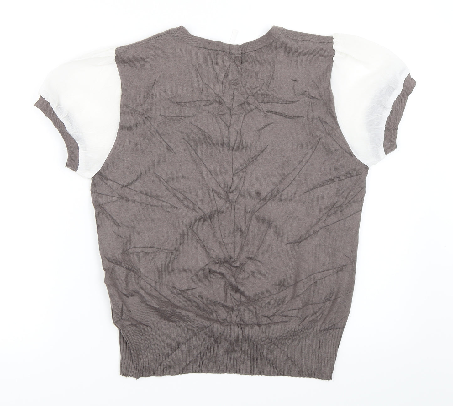 Papaya Womens Grey   Basic Blouse Size 14