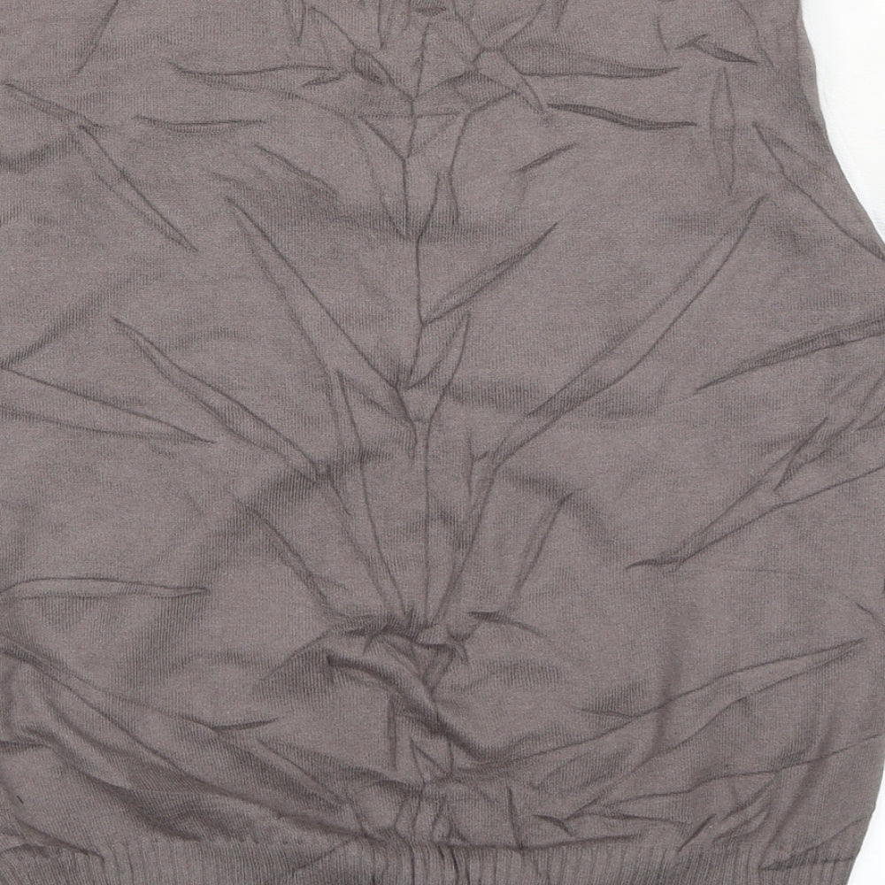 Papaya Womens Grey   Basic Blouse Size 14