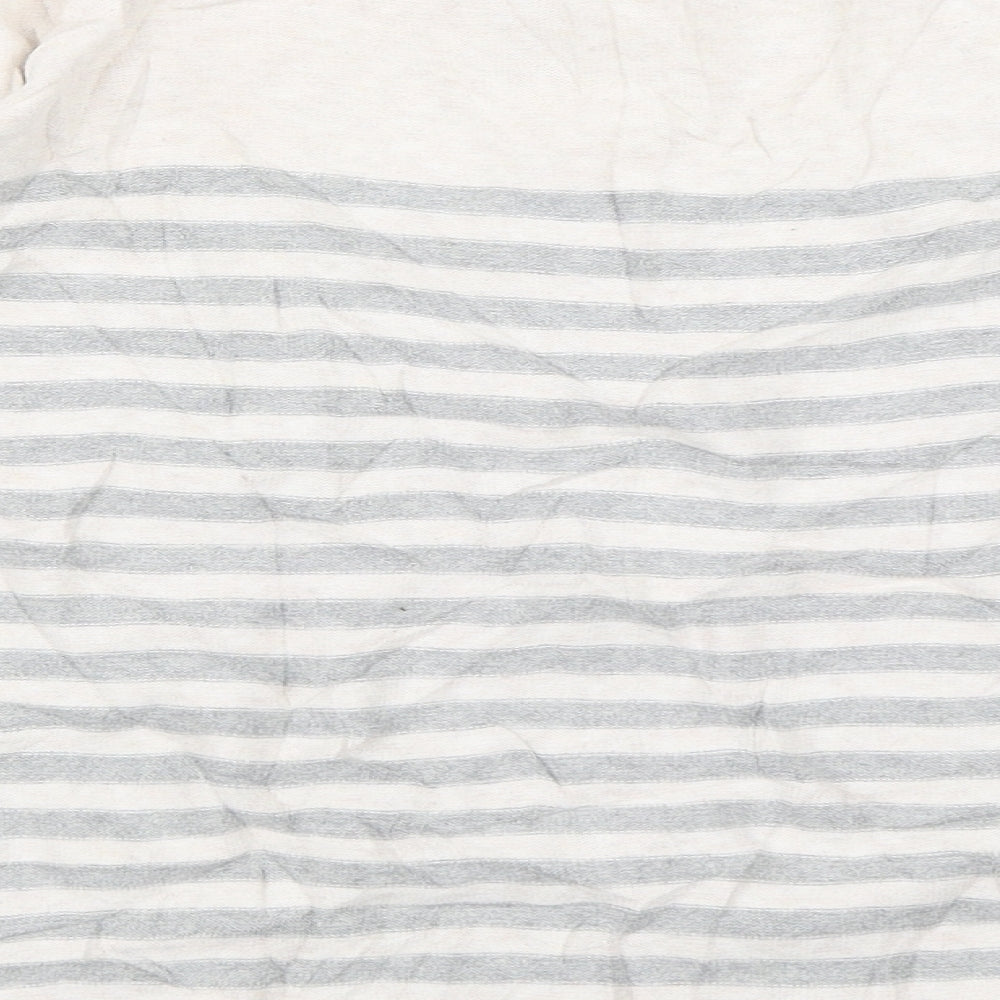 River Island Womens Grey Striped  Pullover Jumper Size 10