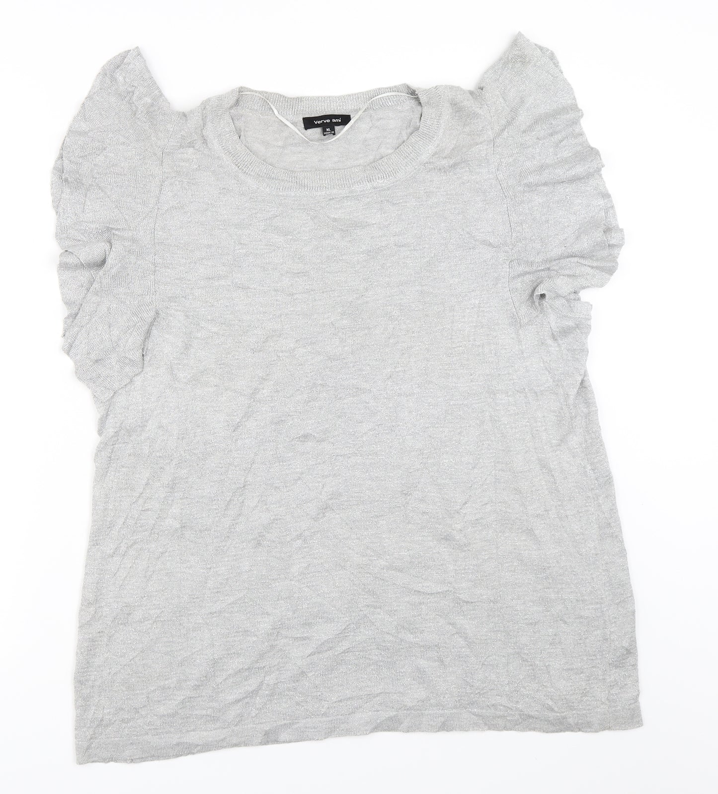 Verve Ami Womens Silver  Rayon Pullover Jumper Size XL