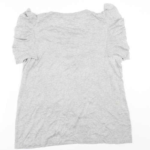Verve Ami Womens Silver  Rayon Pullover Jumper Size XL