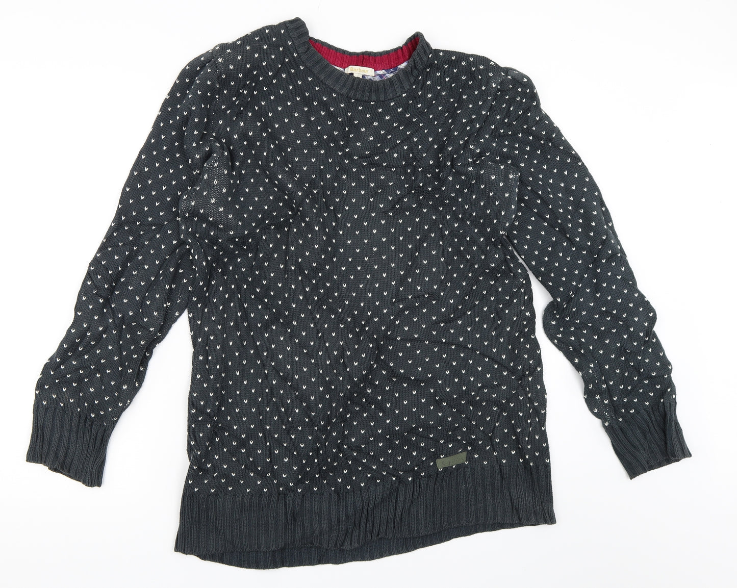 Barbour Womens Grey   Pullover Jumper Size 16