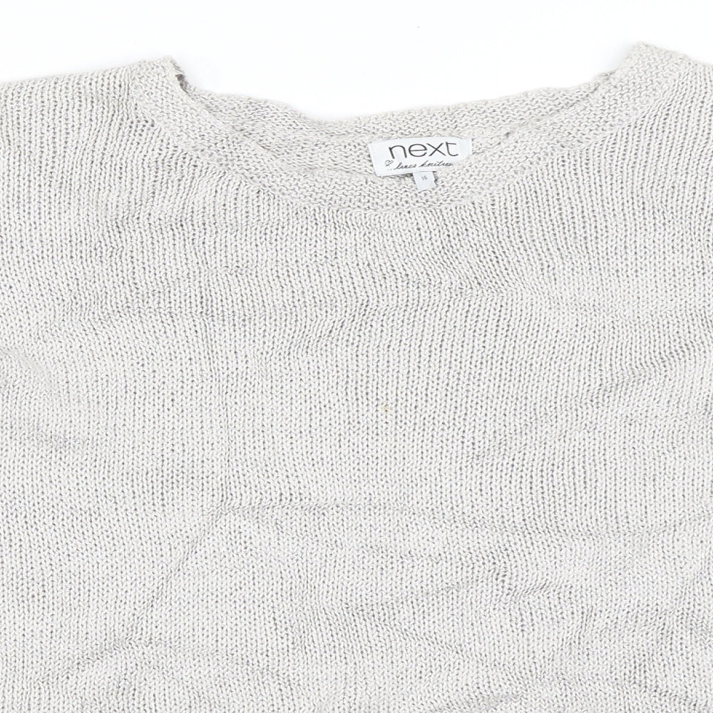 NEXT Womens Grey   Pullover Jumper Size 16