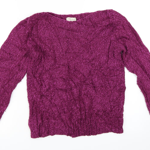 Marks and Spencer Womens Purple   Pullover Jumper Size 12