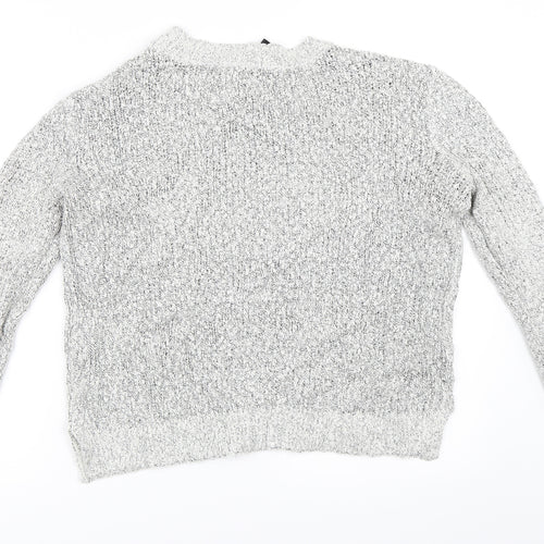 H&M Womens Grey   Pullover Jumper Size S