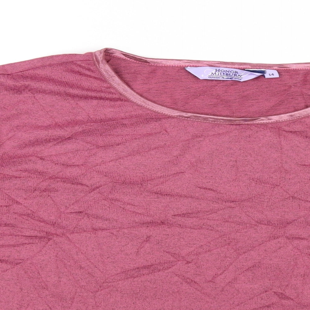Honor Millburn Womens Pink   Pullover Jumper Size 14