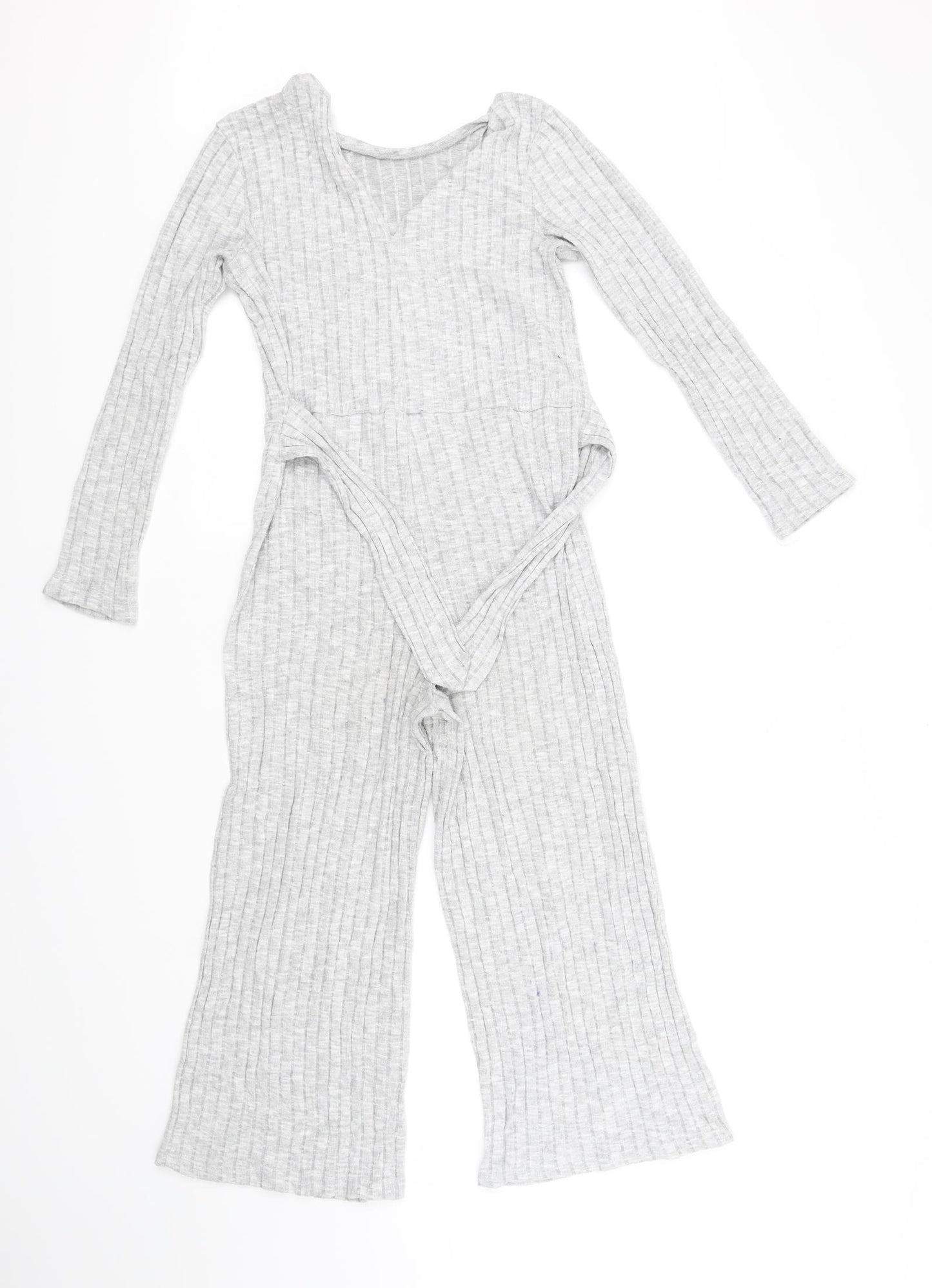 George Girls Grey Ikat  Jumpsuit One-Piece Size 9-10 Years