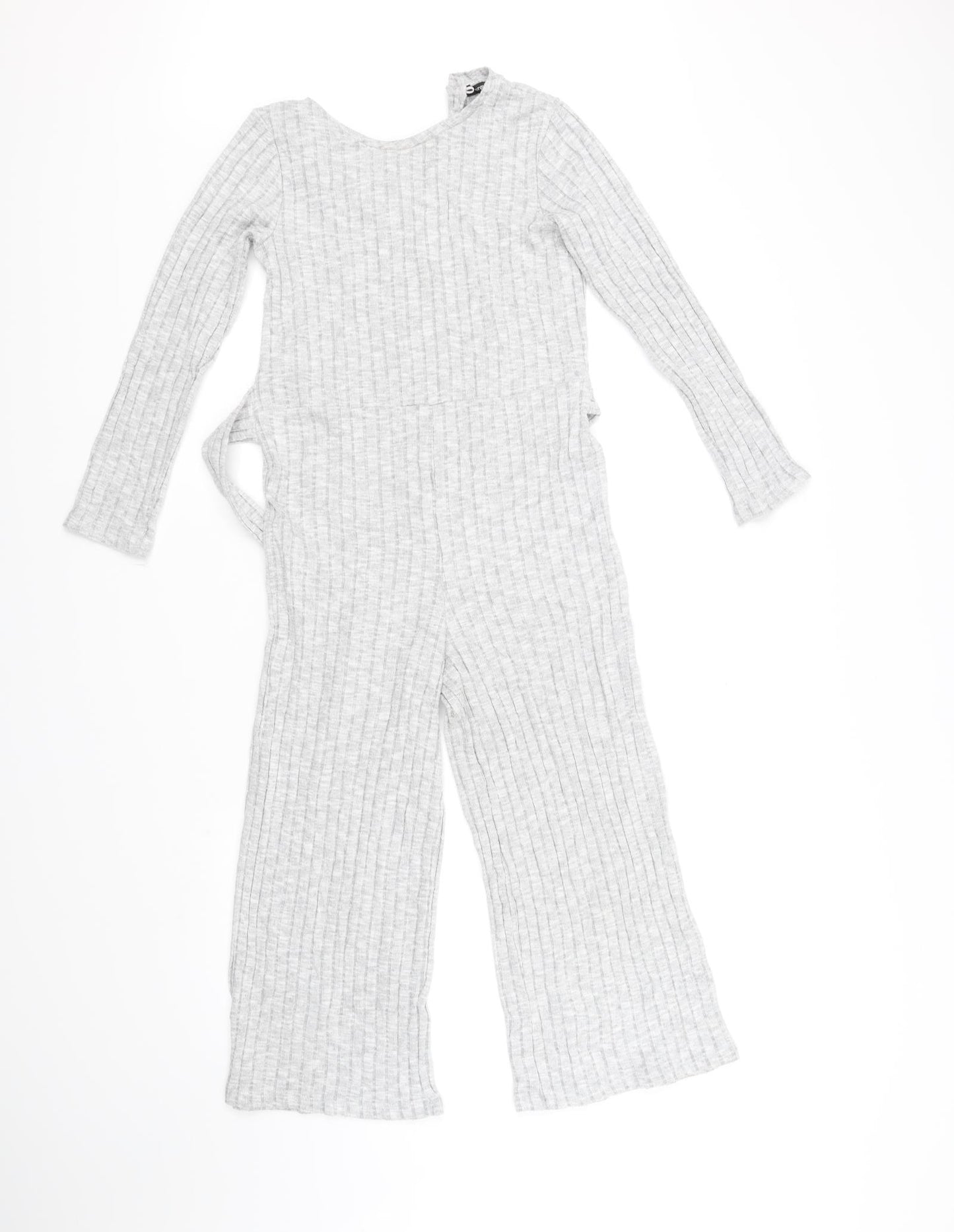 George Girls Grey Ikat  Jumpsuit One-Piece Size 9-10 Years