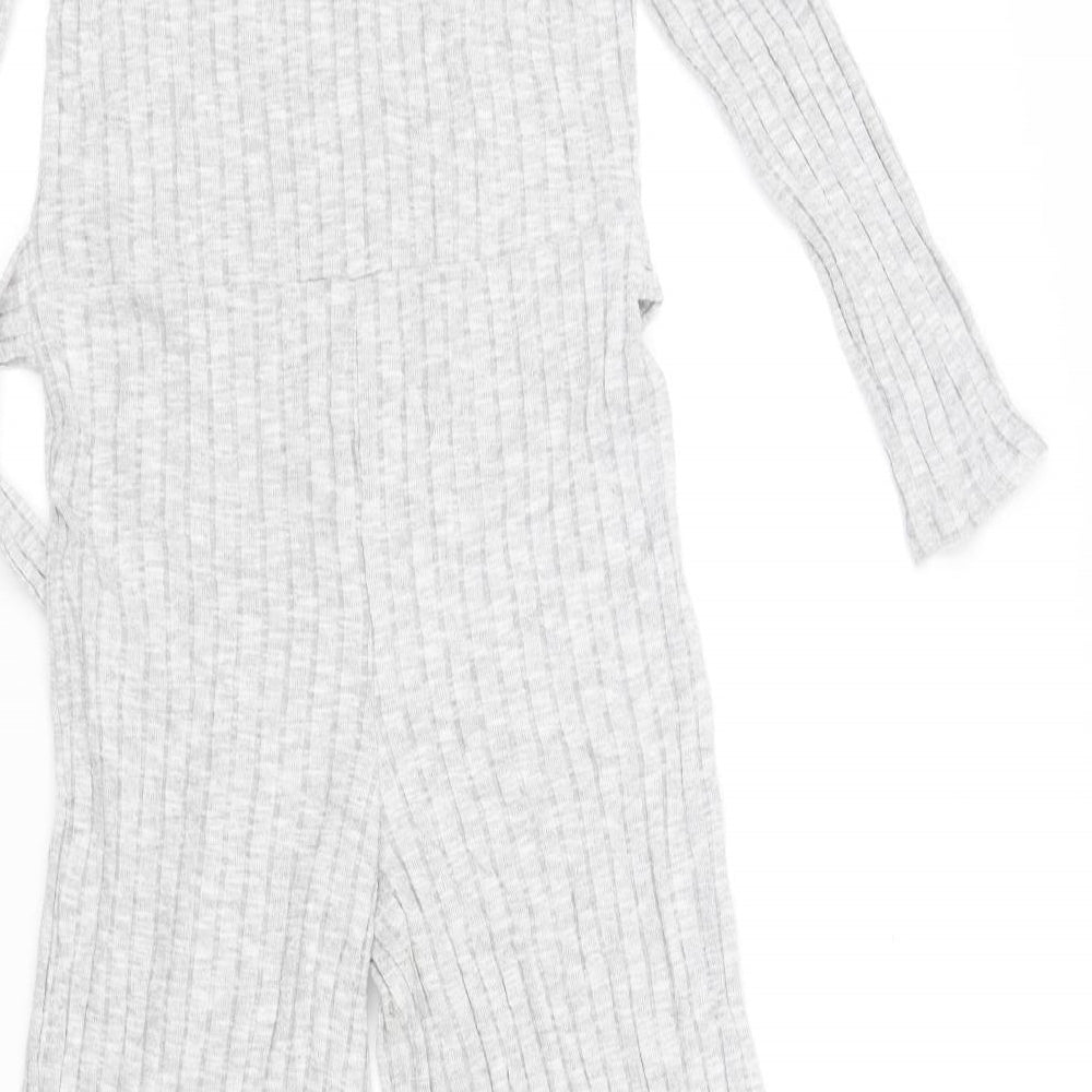 George Girls Grey Ikat  Jumpsuit One-Piece Size 9-10 Years