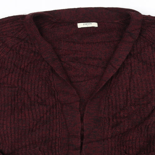 Papaya Womens Purple   Cardigan Jumper Size S