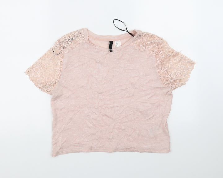Divided Womens Pink   Basic T-Shirt Size M