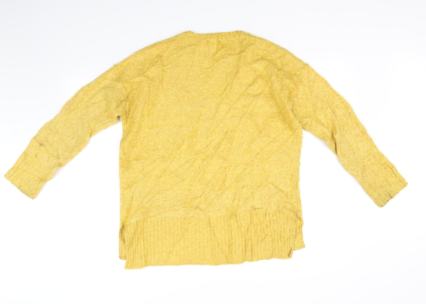 New Look Womens Yellow   Pullover Sweatshirt Size S