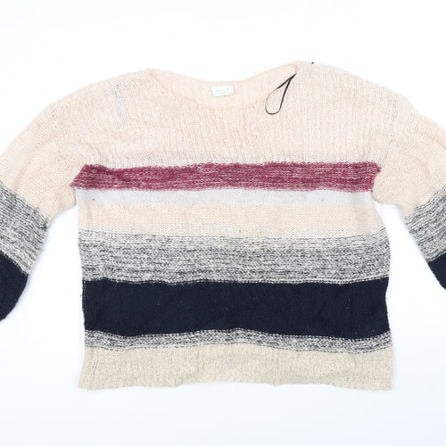 Villa Womens Yellow   Pullover Jumper Size L