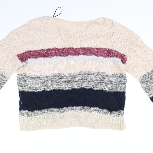 Villa Womens Yellow   Pullover Jumper Size L