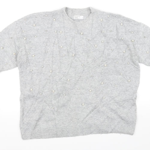 Papaya Womens Grey   Pullover Jumper Size M