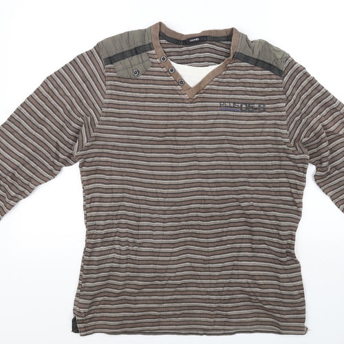 George Womens Grey   Henley Jumper Size M