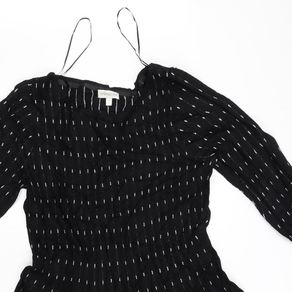 Monsoon Womens Black   A-Line  Size L