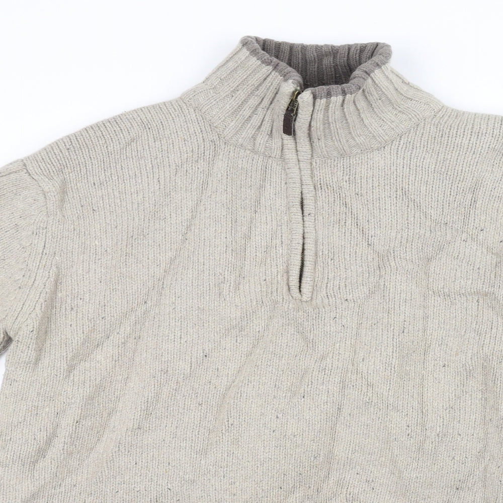 ALS Womens Beige   Pullover Jumper Size L