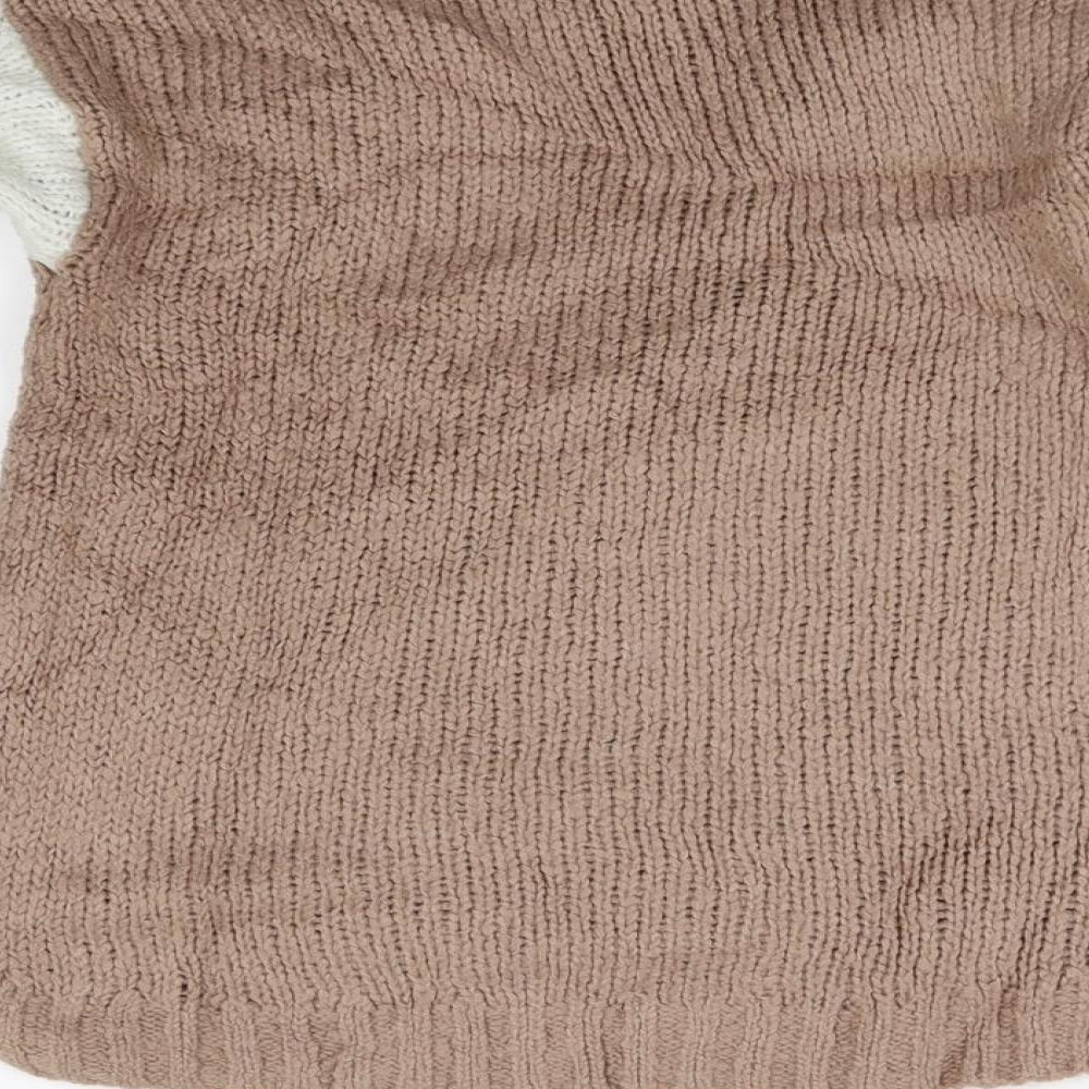 NEXT Girls Brown   Pullover Jumper Size 11 Years  - Raindeer