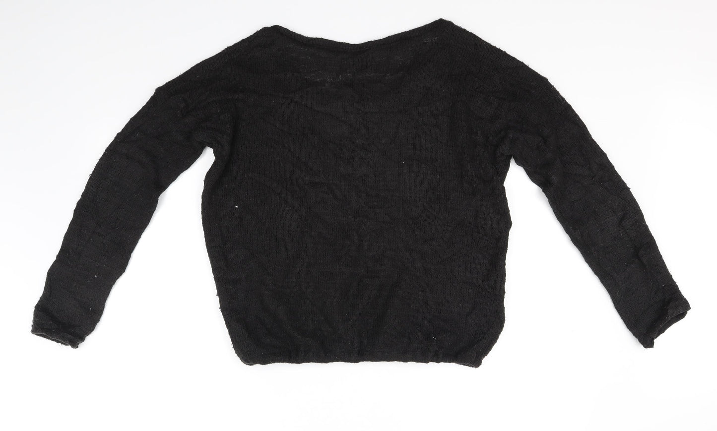 Vintage Womens Black   Pullover Jumper Size M
