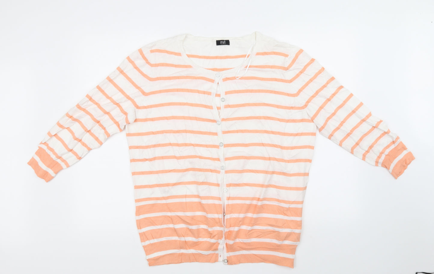 F&F Womens White   Cardigan Jumper Size 20