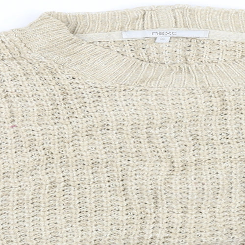 NEXT Womens Beige   Pullover Jumper Size XL